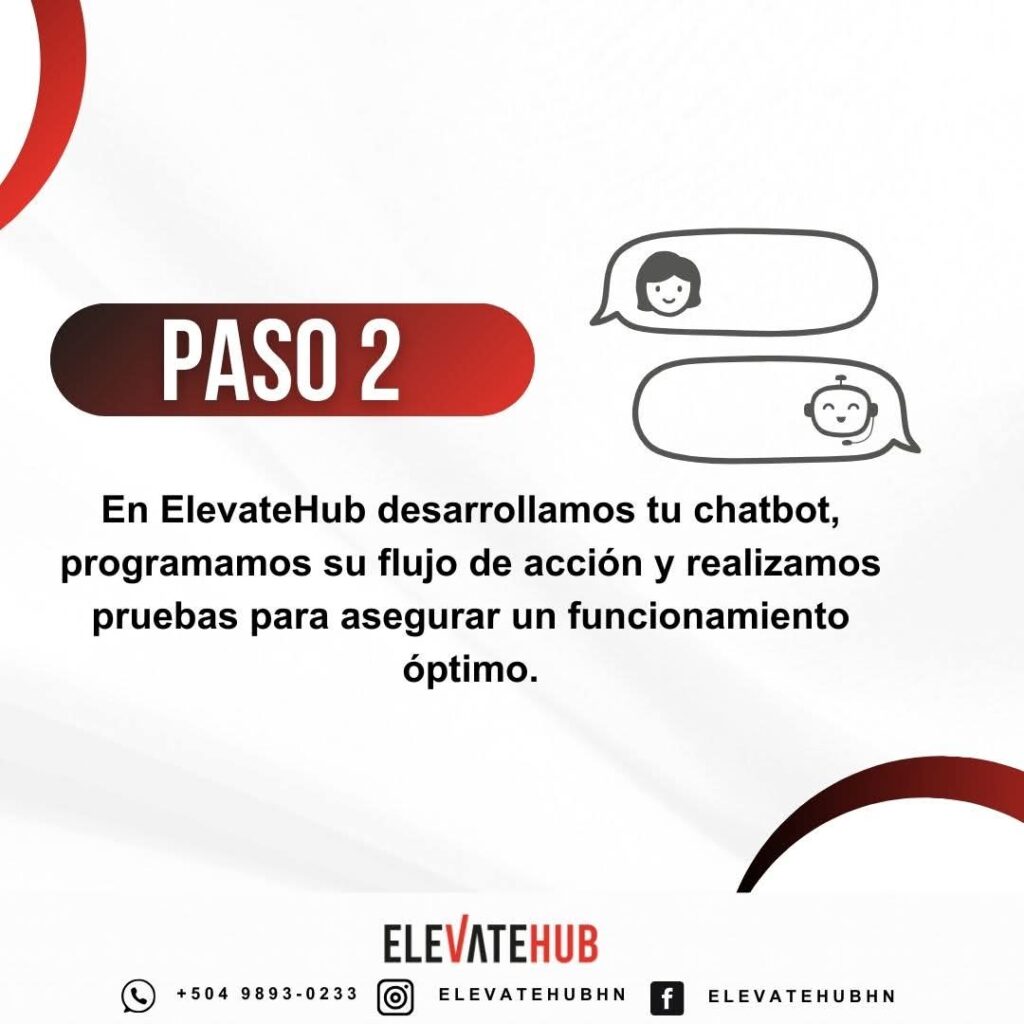 Implementación asistente virtual chatbot Elevate Hub