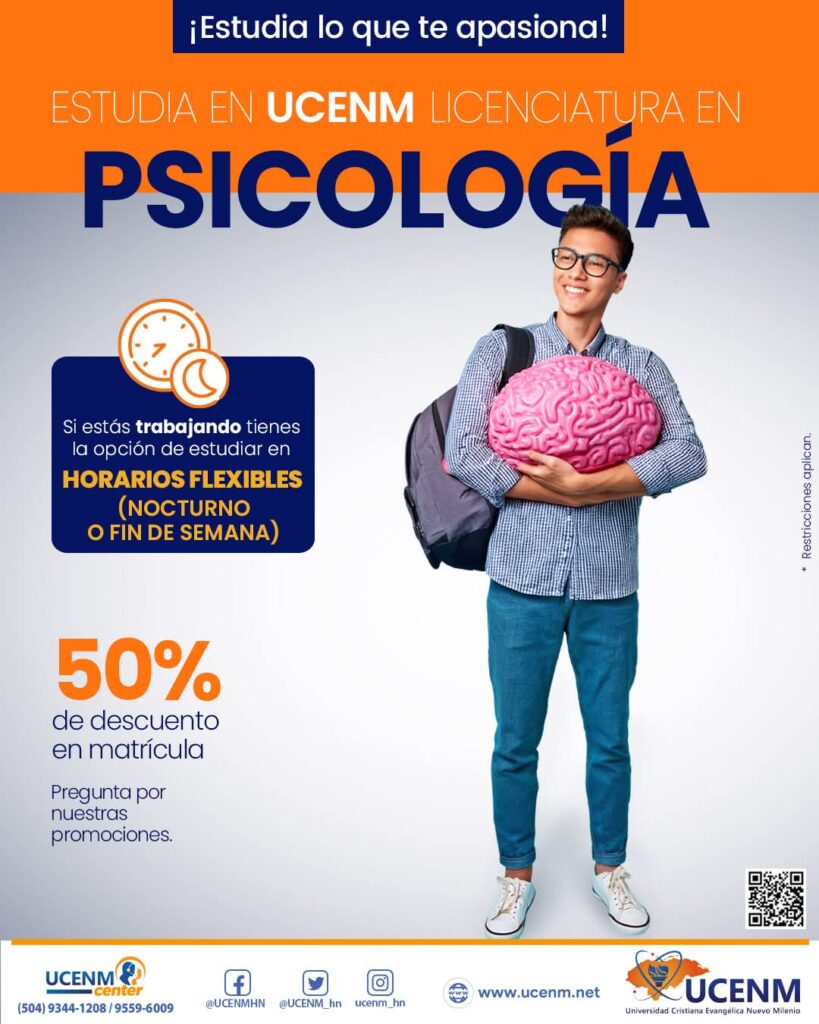 Licenciatura en Psicología 2025 UCENM Honduras