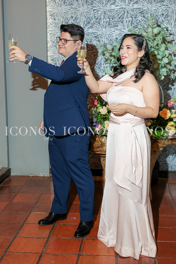 Boda civil Nidia Alejandra Canales y Luis Carlos Cortéz