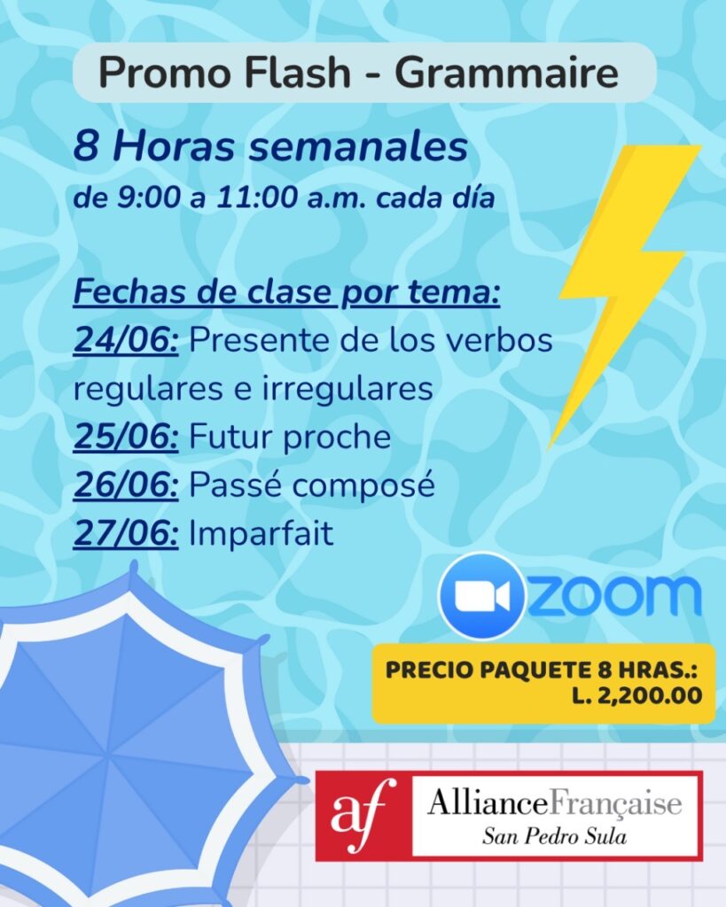 Cursos de verano 2025 by Alianza Francesa Honduras