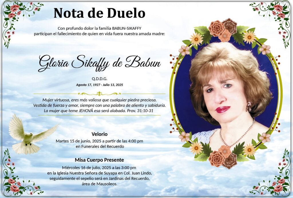 gloria sikaffy talamas de babun