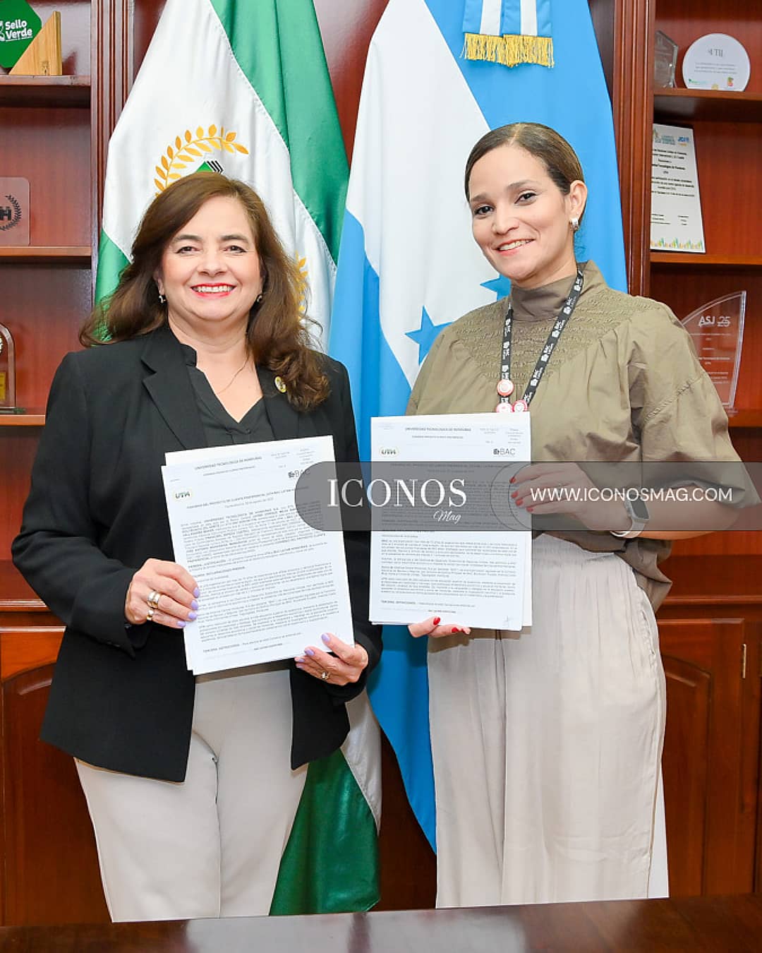PORTADA firma convenio uth honduras y bac latam