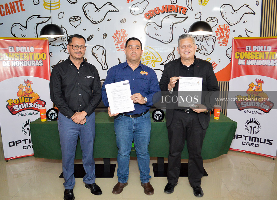 alianza optimus card uth honduras y pollo sanson