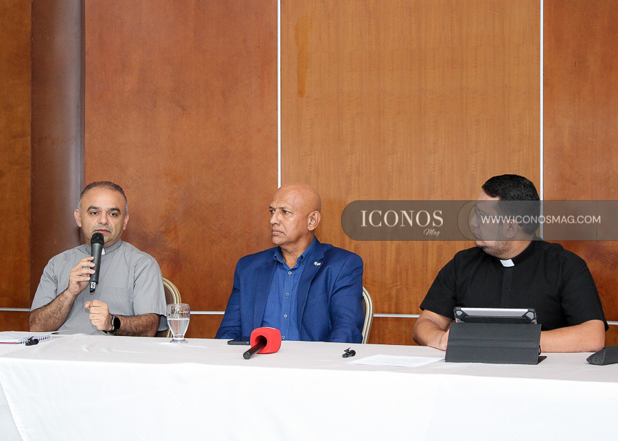 conferencia de prensa caminata de oracion por honduras