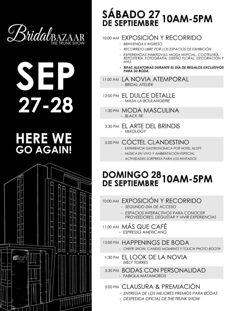 bridal bazaar 2025 hotel aloft san pedro sula