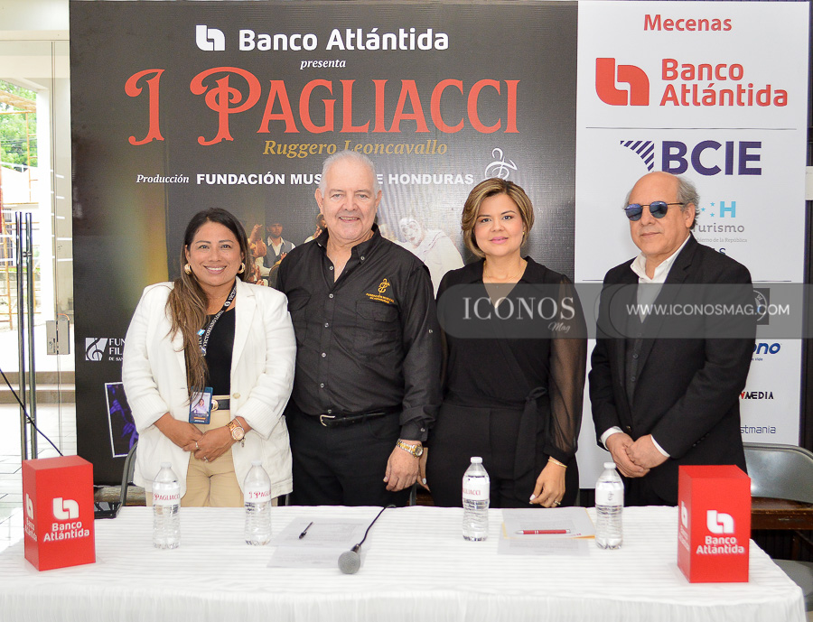 conferencia de prensa opera i pagliacci banco atlantida honduras