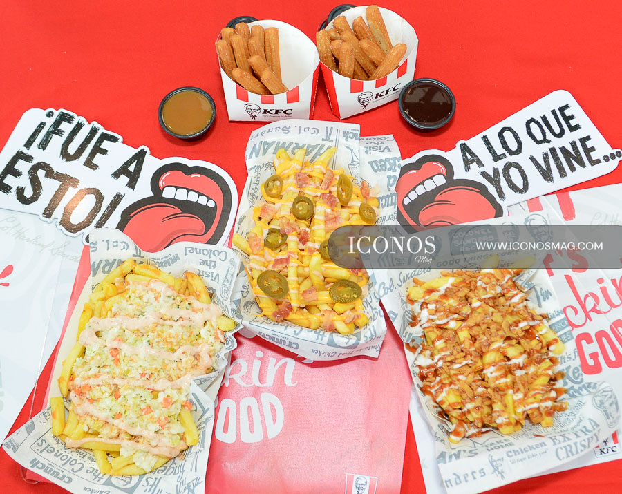 lanzamiento messy fries y churros by kfc honduras