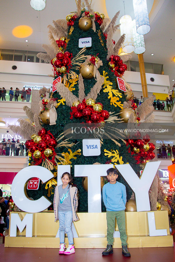 christmas story encendido del arbol city mall tgu