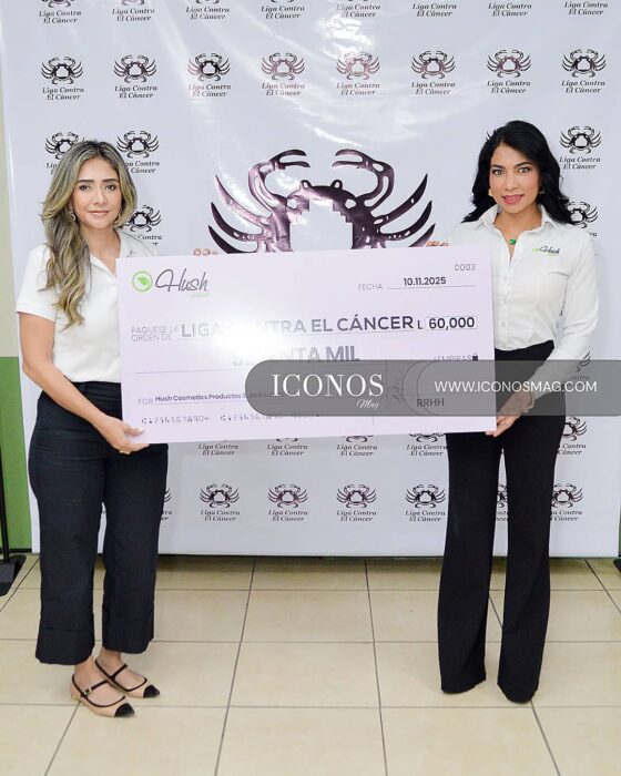 donacion hush natural a liga contra el cancer