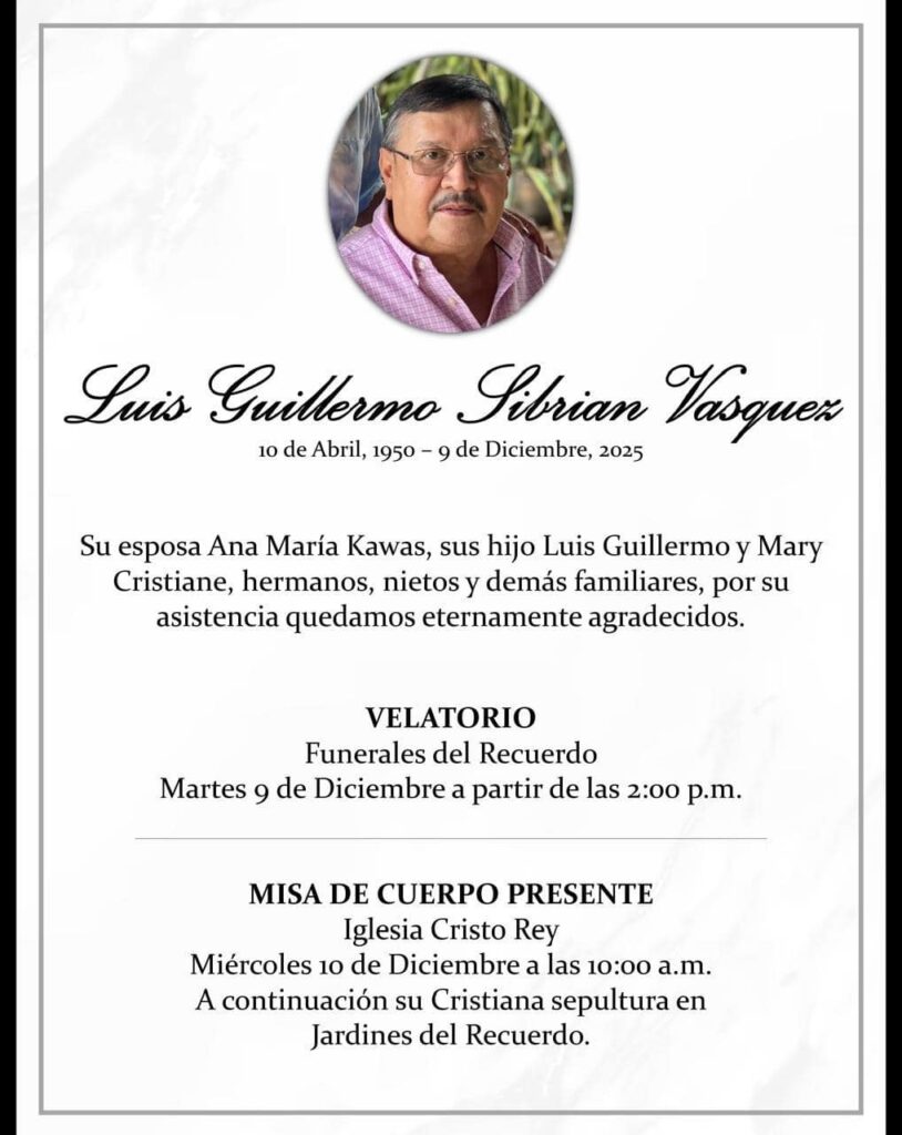 Luis Guillermo Sibrian Vsquez