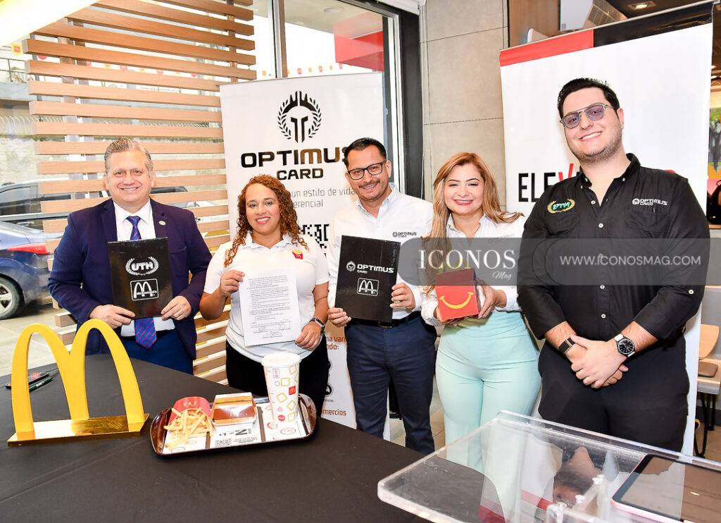 alianza estrategica de optimus card uth y mcdonalds honduras