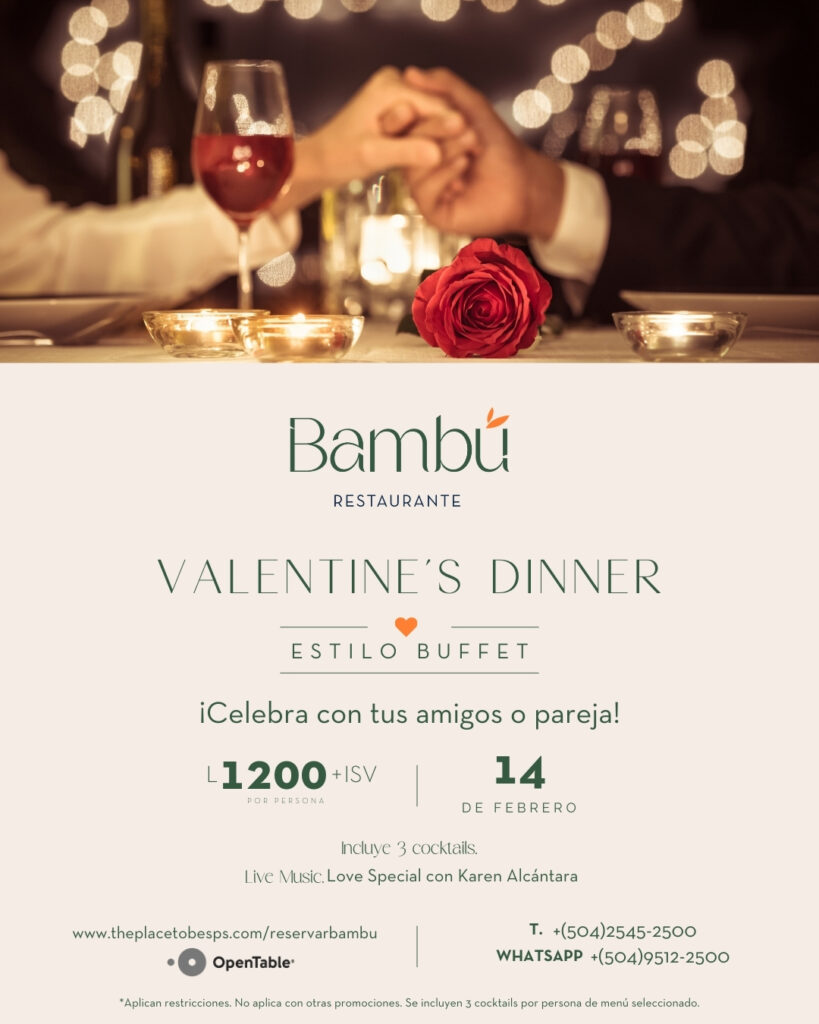  Invitación Día San Valentín 2026 hotel Real InterContinental 