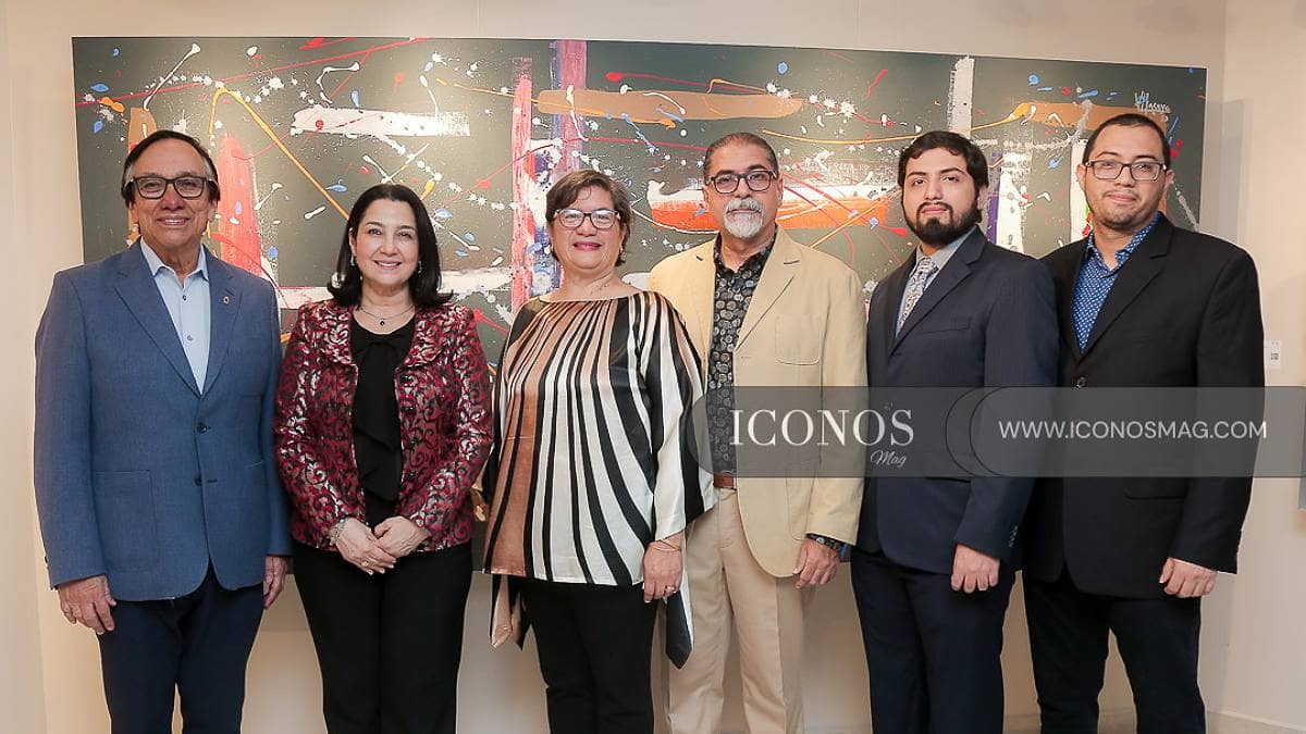 La inauguración de la exposición <em>Armonía de lo invisible</em> en el <em>Centro Cultural Sampedrano CCS</em>