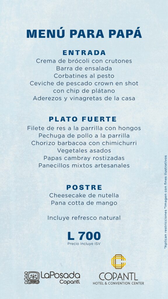 Cena buffet dia del padre historia