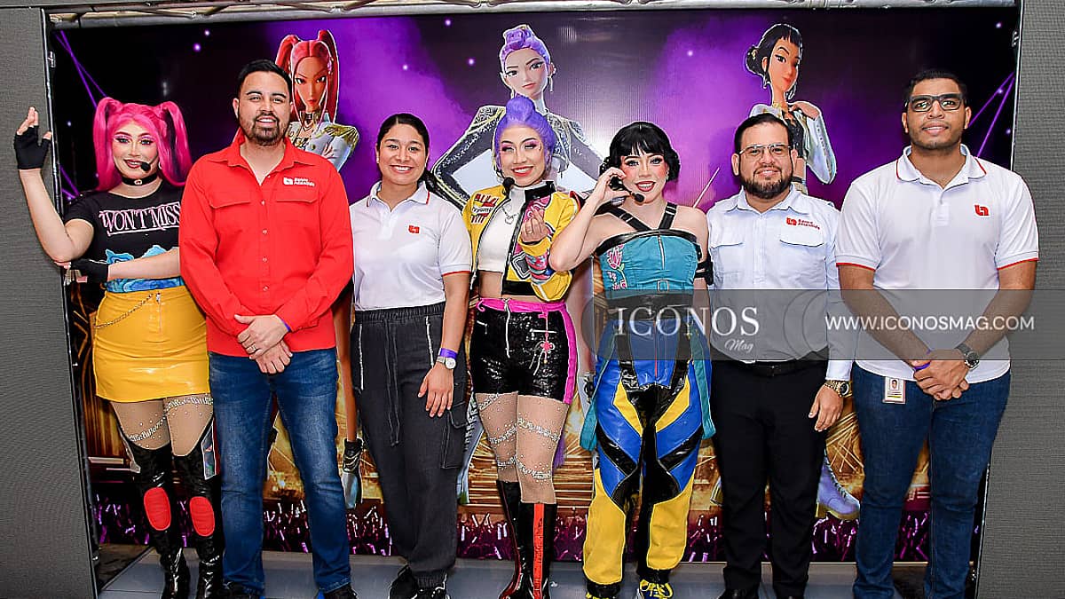 La presentación del <em>show KPop Demon Hunters </em>2026 <em>by</em> Banco <em>Atlántida</em> Honduras