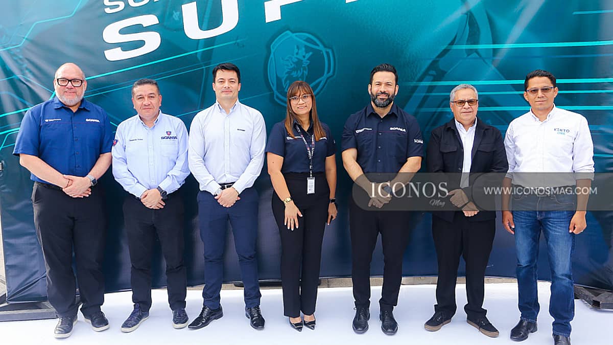 La presentación de los motores <em>Scania Super by</em> Grupo <em>Flores </em>Honduras en Tegucigalpa