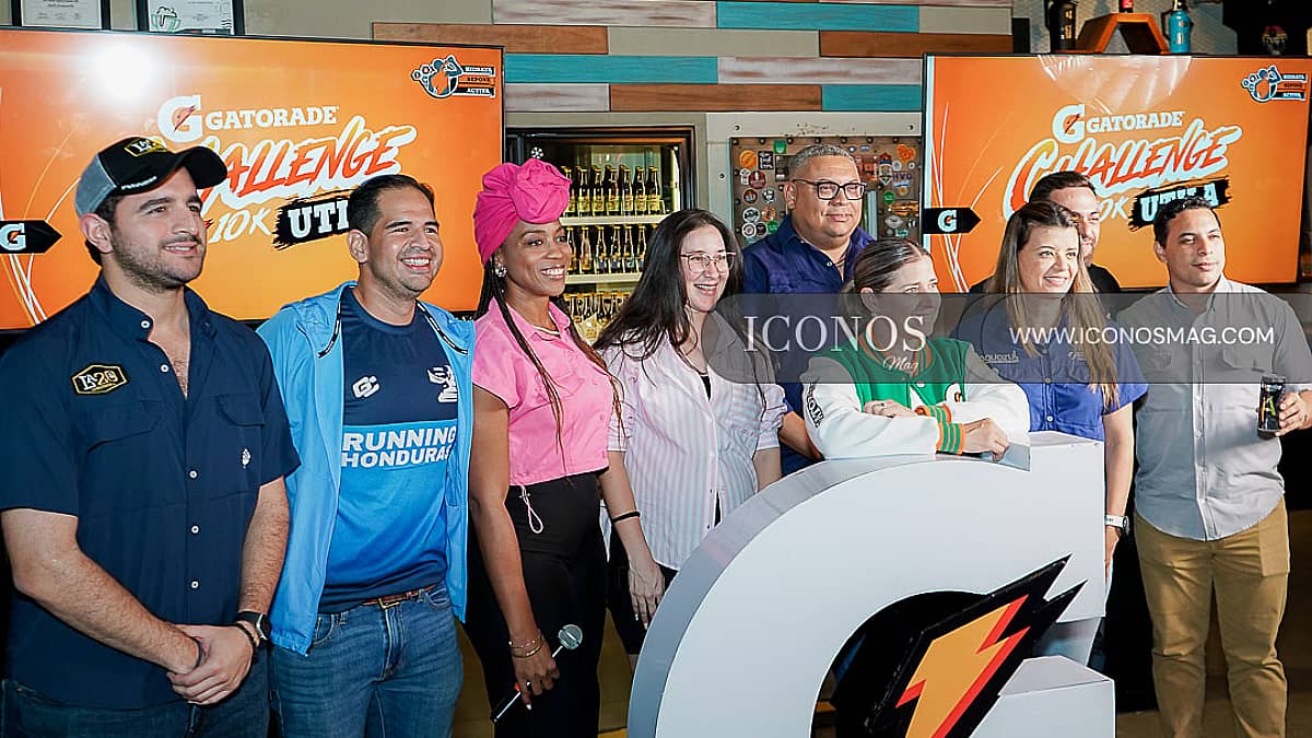 La rueda de prensa del <em>Gatorade Challenge</em> Utila Honduras 2026