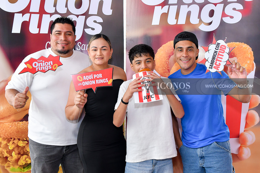 onion rings kentucky chicken sandwich kfc honduras