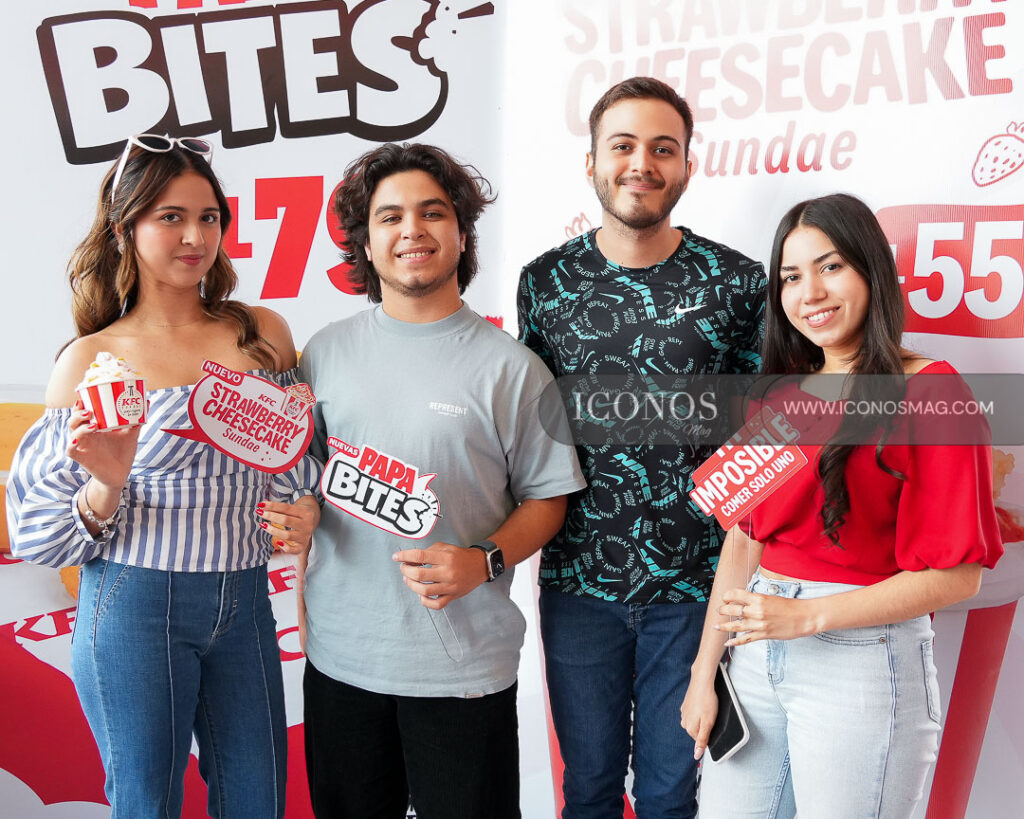papa bites y strawberry sundae kfc honduras