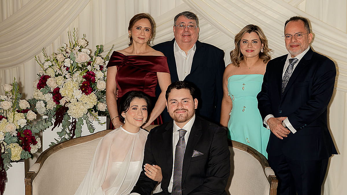 La boda civil de Andrea Eunice Santos Leiva y Eduardo Andrés Carrillo Díaz
