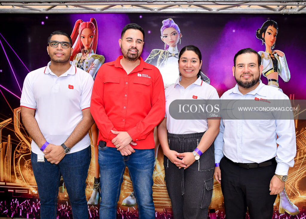 presentacion kpop demon hunters banco atlantida honduras