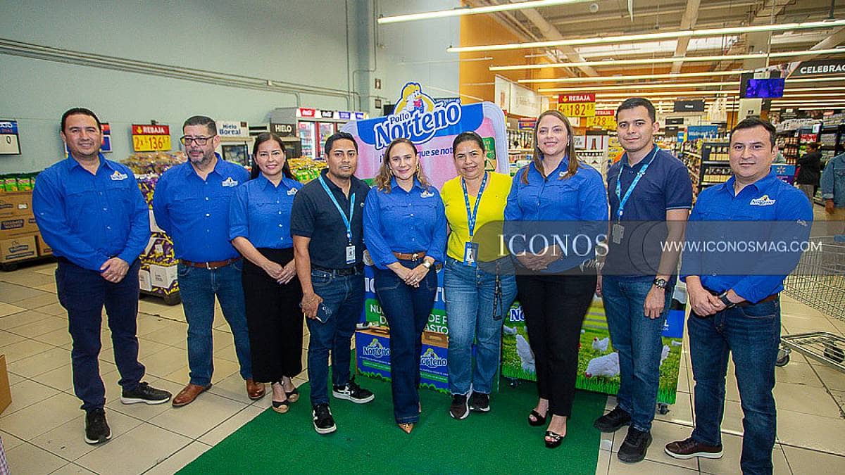 La presentación de la línea de pollo de libre pastoreo <em>by </em>pollo <em>Norteño</em> en Tegucigalpa