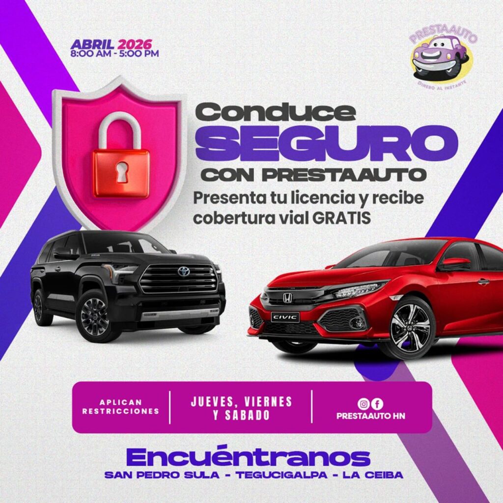 Invitación Décimo aniversario PrestaAuto Honduras 2026