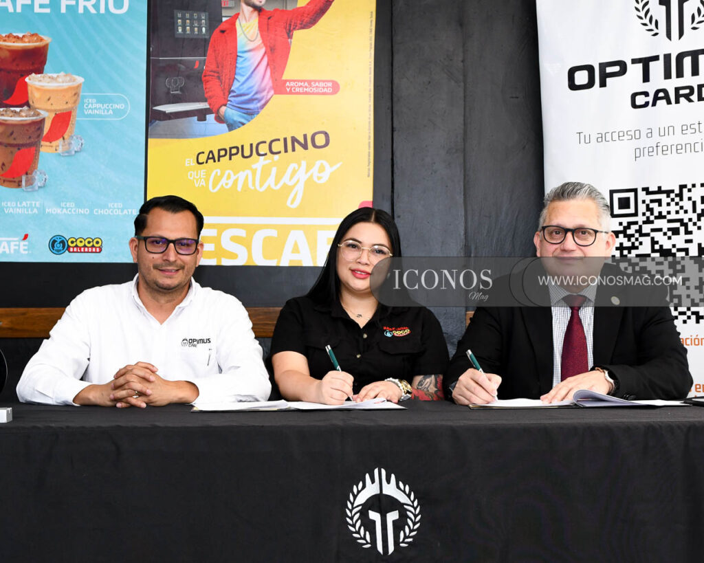 alianza entre optimus card uth coco baleadas y matambritas
