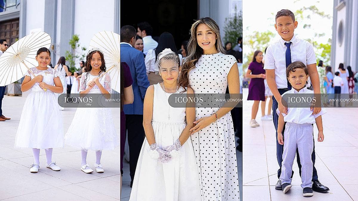 La primera comunión y confirmación de los alumnos de Elvel School Tegucigalpa