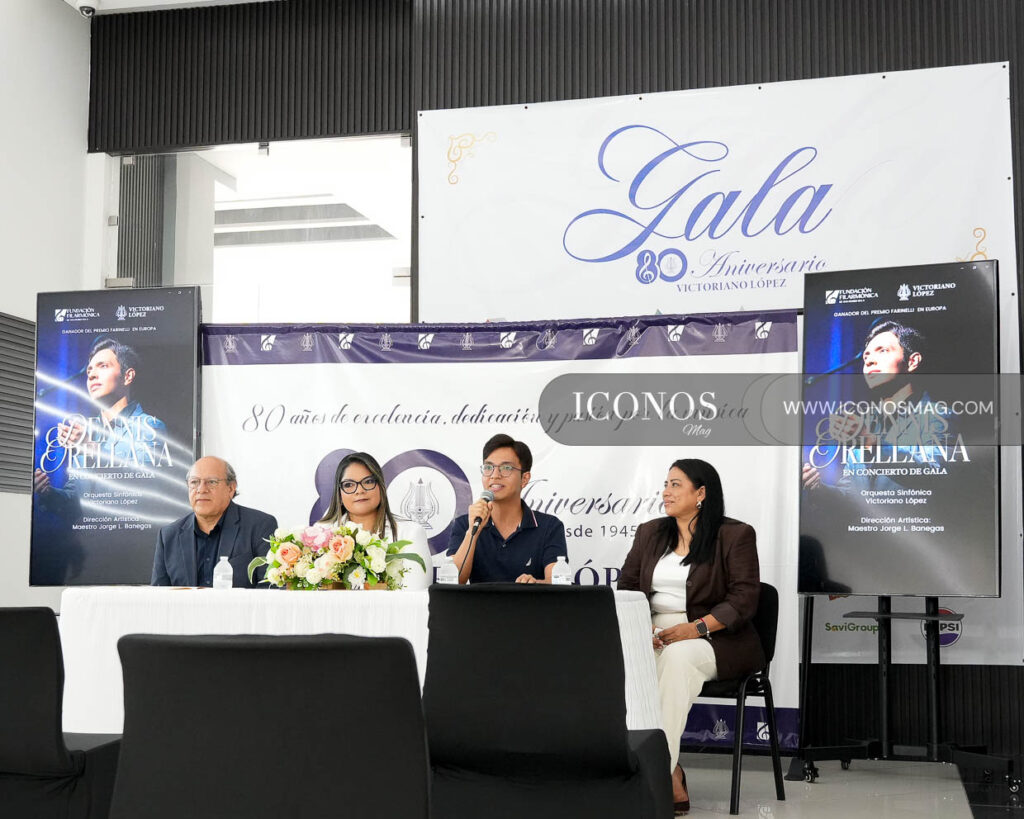 conferencia prensa concierto dennis orellana escuela victoriano lopez