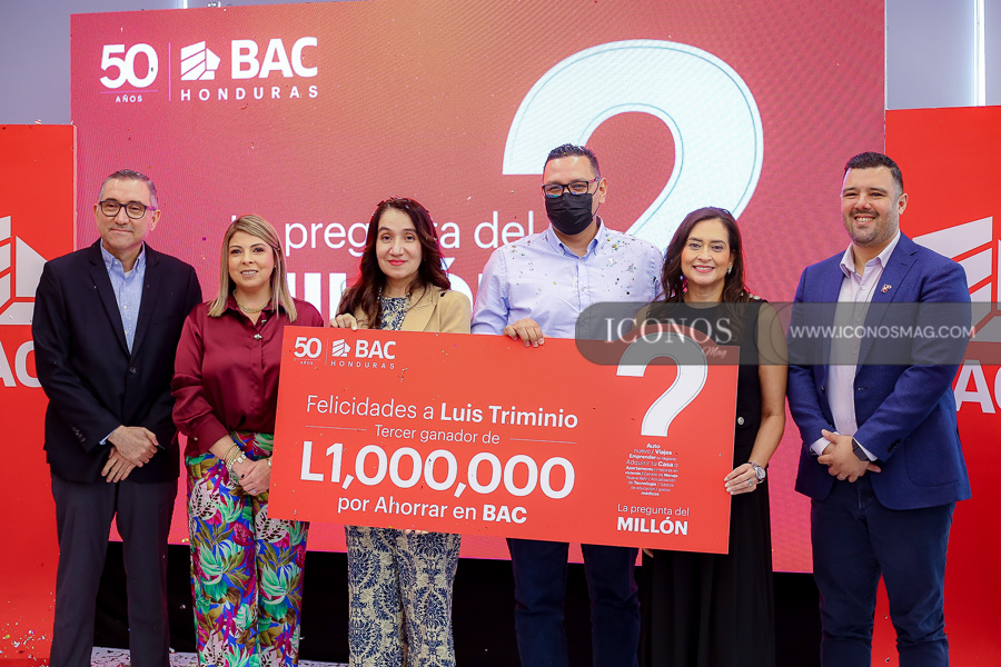 entrega tercer premio promocion la pregunta del millon bac honduras