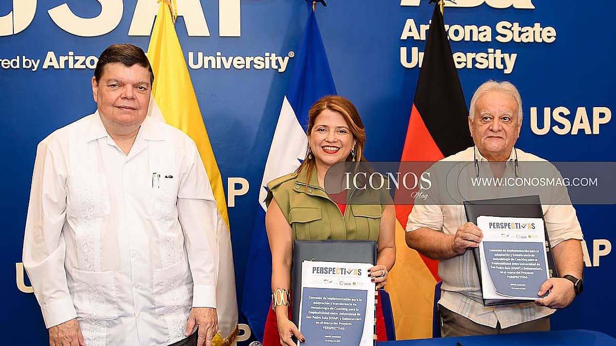 La firma del convenio <em>Perspectivas </em>2026 <em>by USAP</em> Honduras