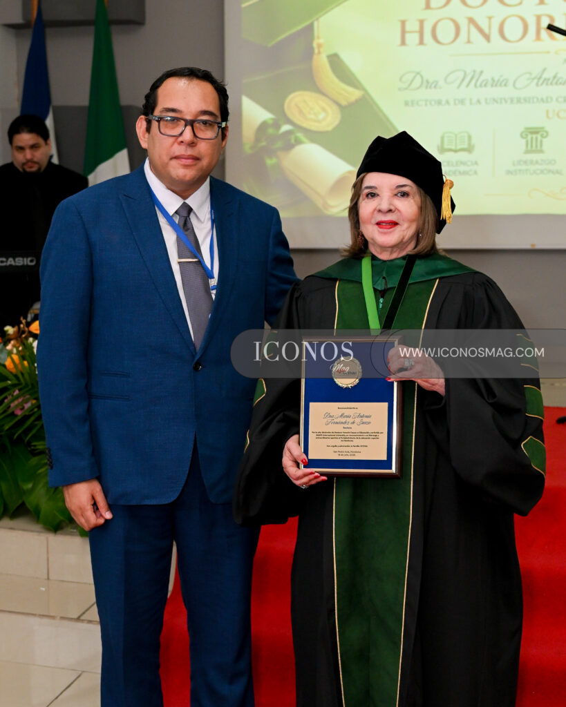 doctorado honoris causa rectora ucenm honduras maria antonia fernandez pena suazo nuila