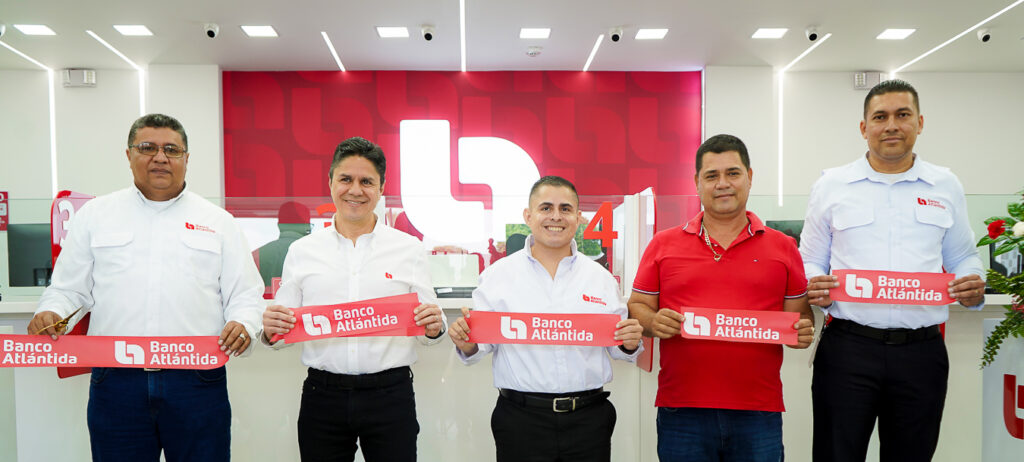 apertura agencia plaza saba banco atlantida honduras