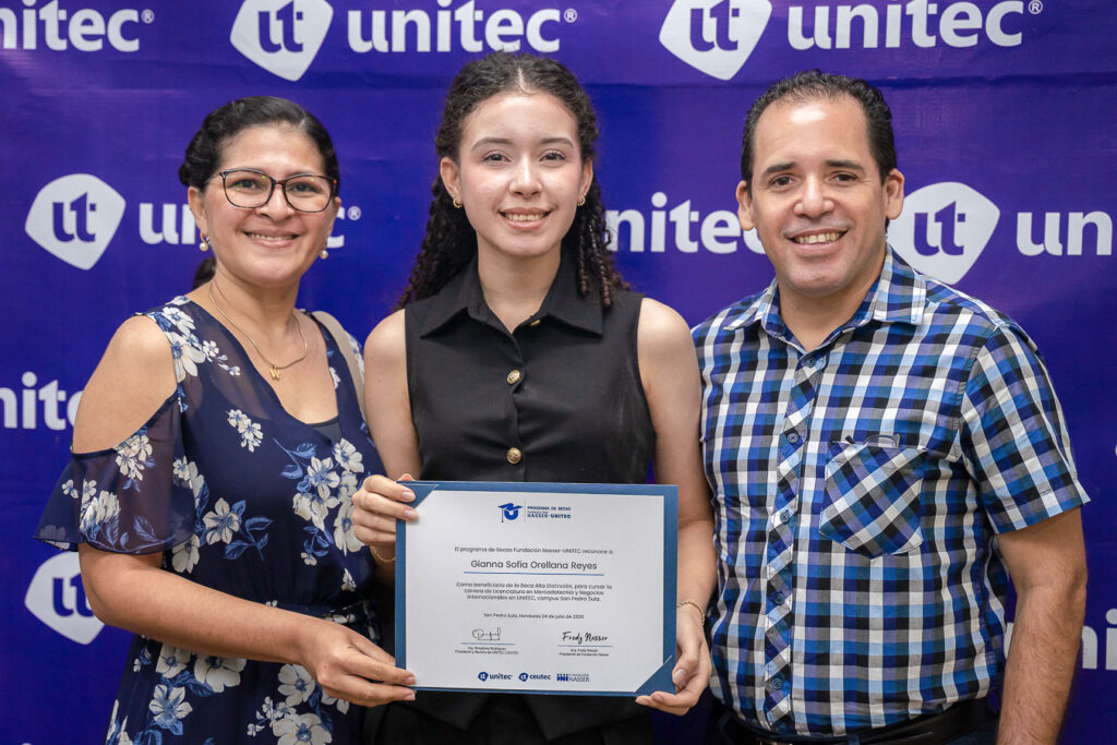 decima entrega becas fundacion nasser y unitec honduras