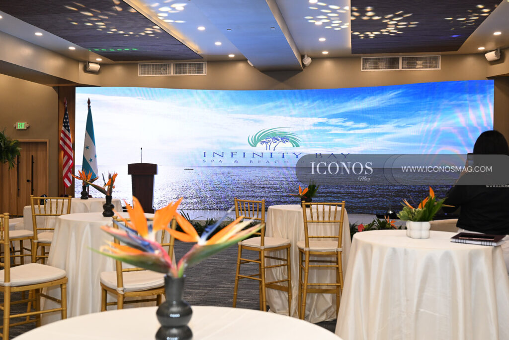 inauguracion centro de convenciones by infinity bay spa beach resort roatan
