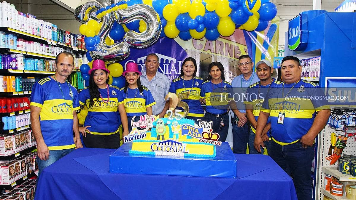 La celebración del 25 aniversario de <em>Supermercados Colonial</em> Honduras